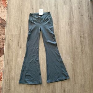Fabletics Gray Flared Leggings 32”